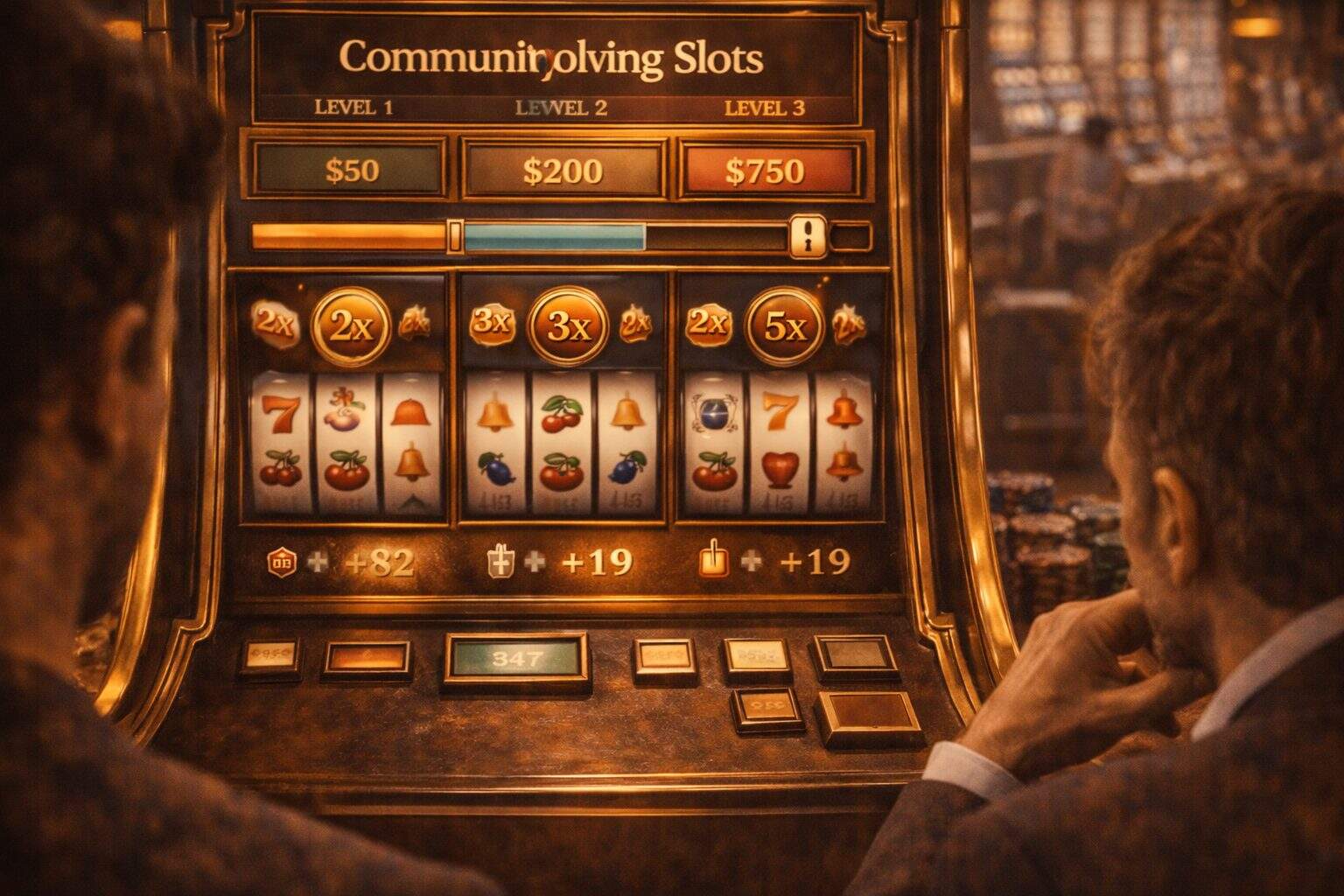 Slots que evolucionan según el comportamiento colectivo